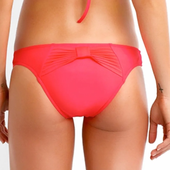 NWOT Seafolly White Goddess Bow Back Brazilian Bikini Bottom - S - Picture 5 of 5